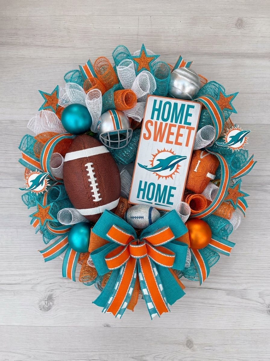 Troy's Handmade NFL Wreaths