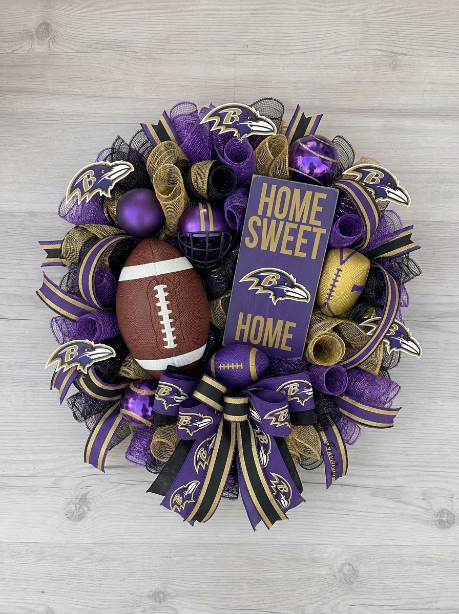 Troy's Handmade NFL Wreaths