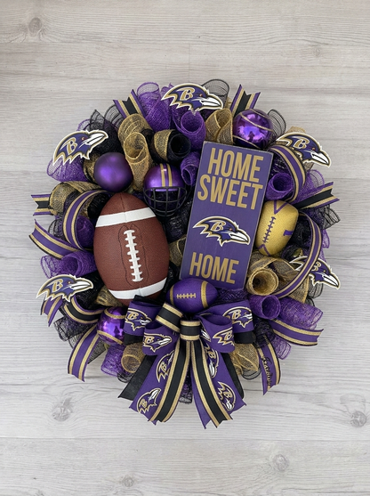 Troy's Handmade NFL Wreaths