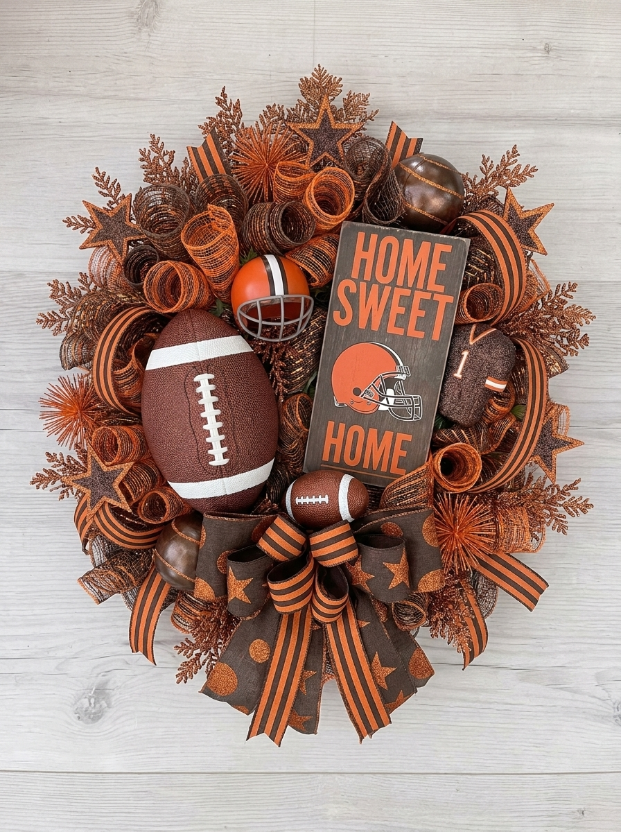 Troy's Handmade NFL Wreaths