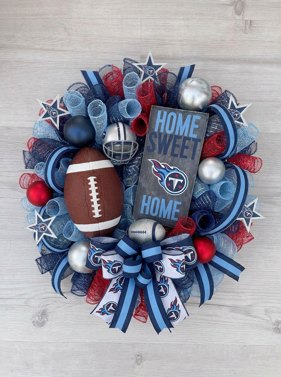 Troy's Handmade NFL Wreaths