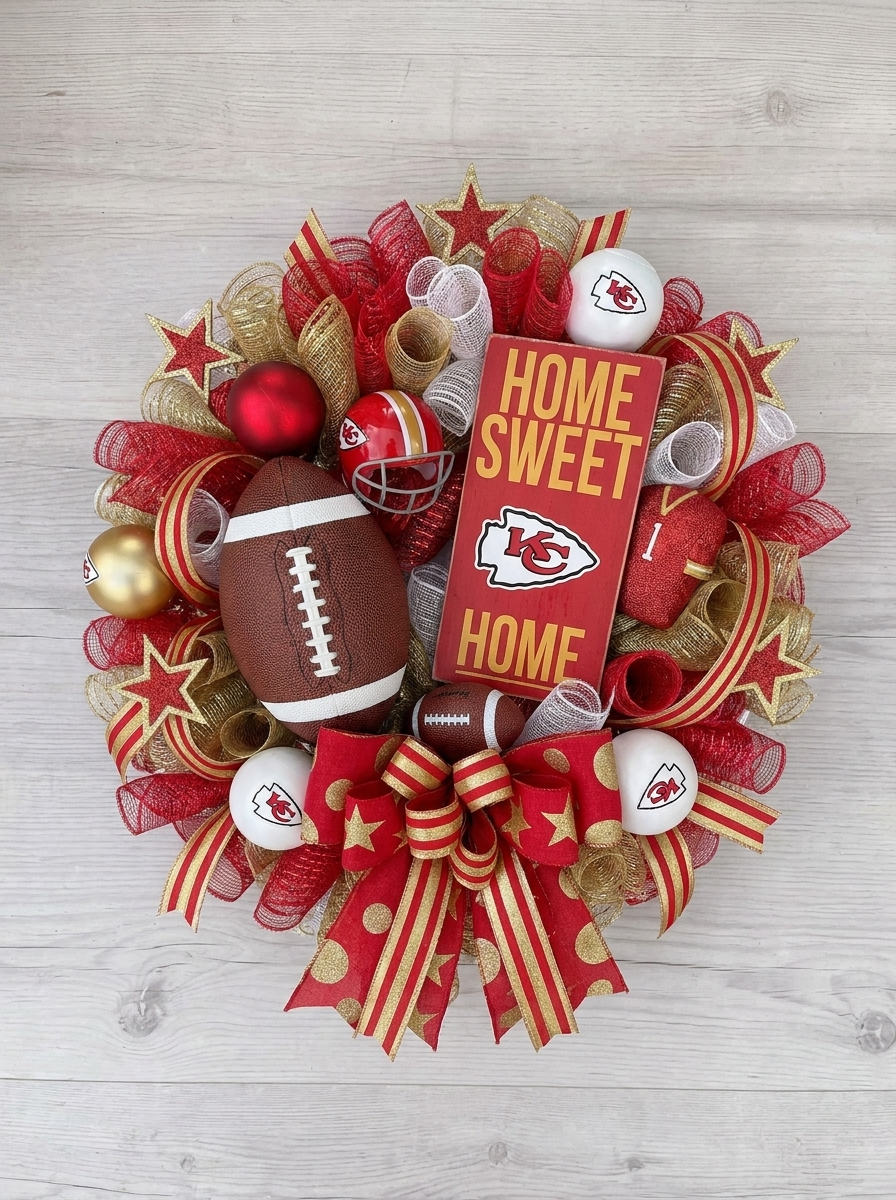 Troy's Handmade NFL Wreaths