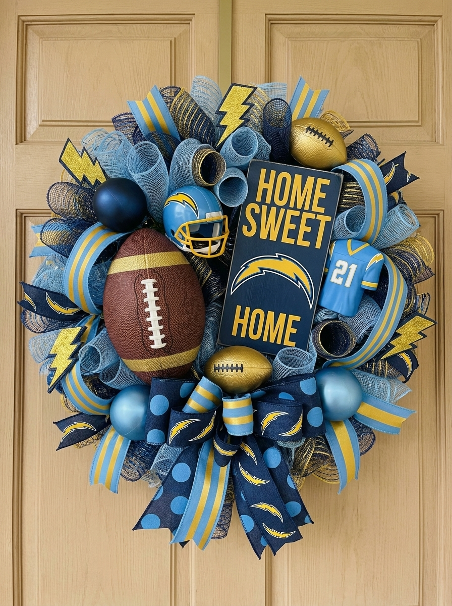 Troy's Handmade NFL Wreaths