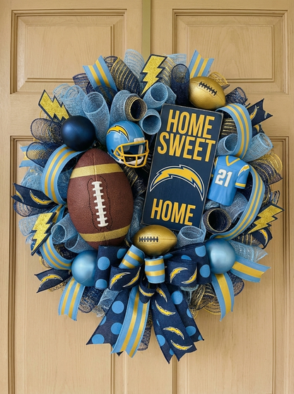 Troy's Handmade NFL Wreaths