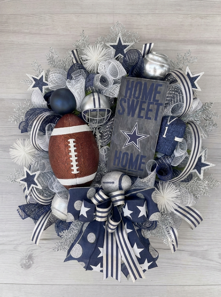 Troy's Handmade NFL Wreaths