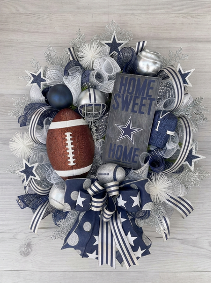 Troy's Handmade NFL Wreaths