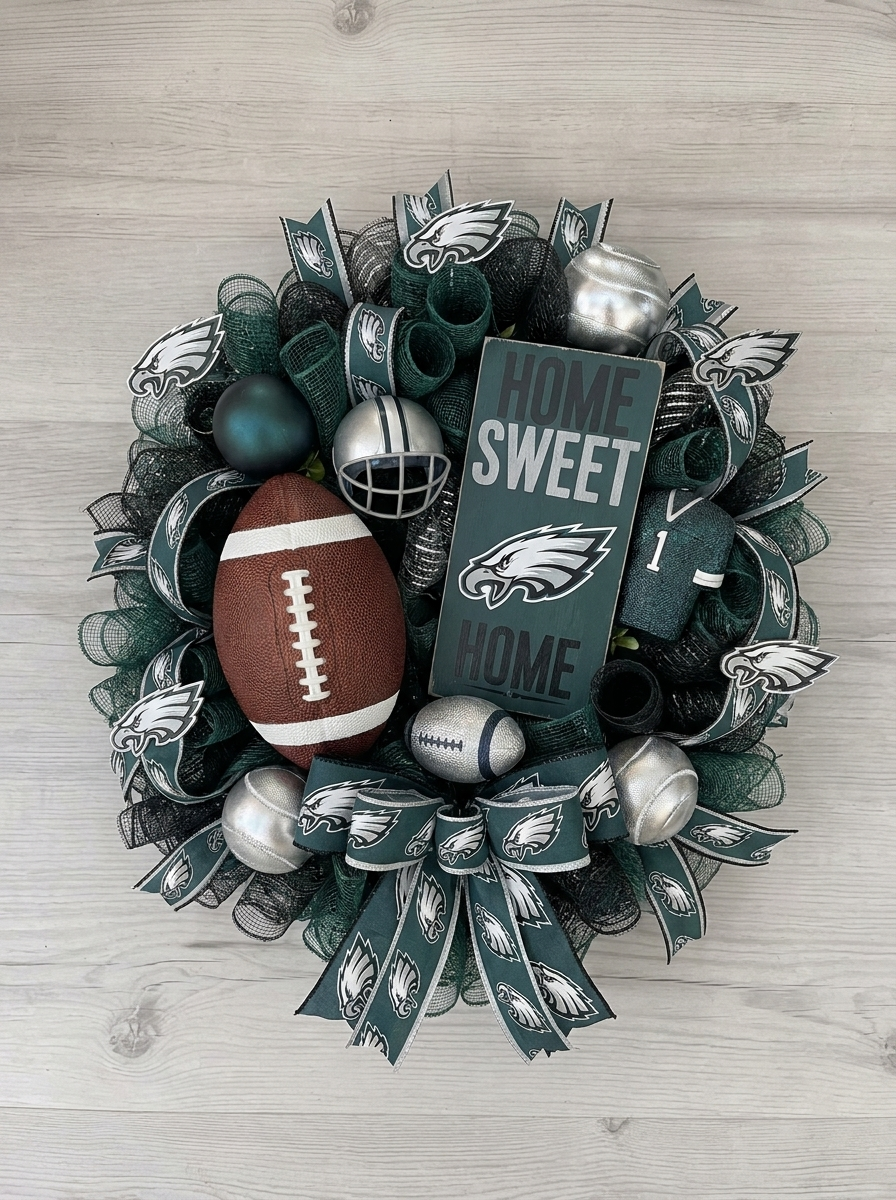 Troy's Handmade NFL Wreaths