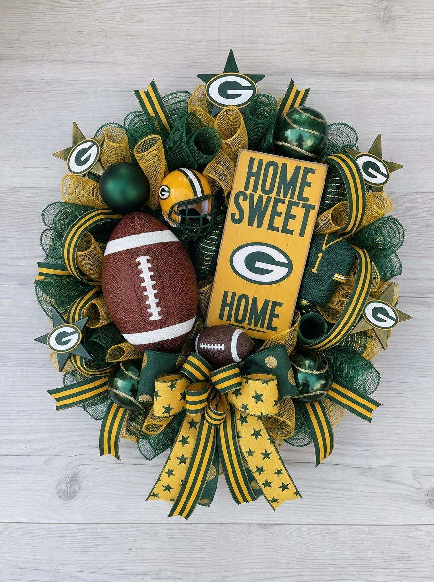 Troy's Handmade NFL Wreaths