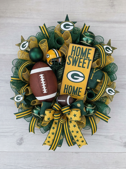Troy's Handmade NFL Wreaths