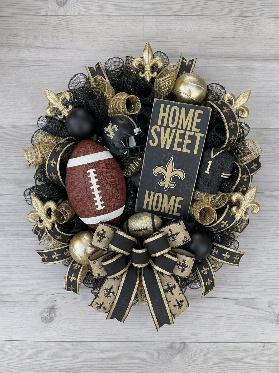 Troy's Handmade NFL Wreaths