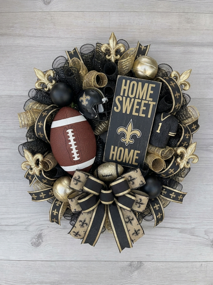 Troy's Handmade NFL Wreaths