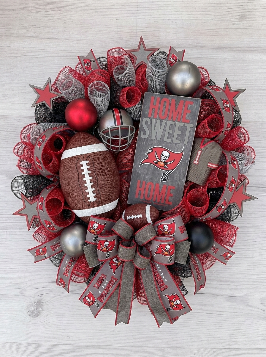 Troy's Handmade NFL Wreaths