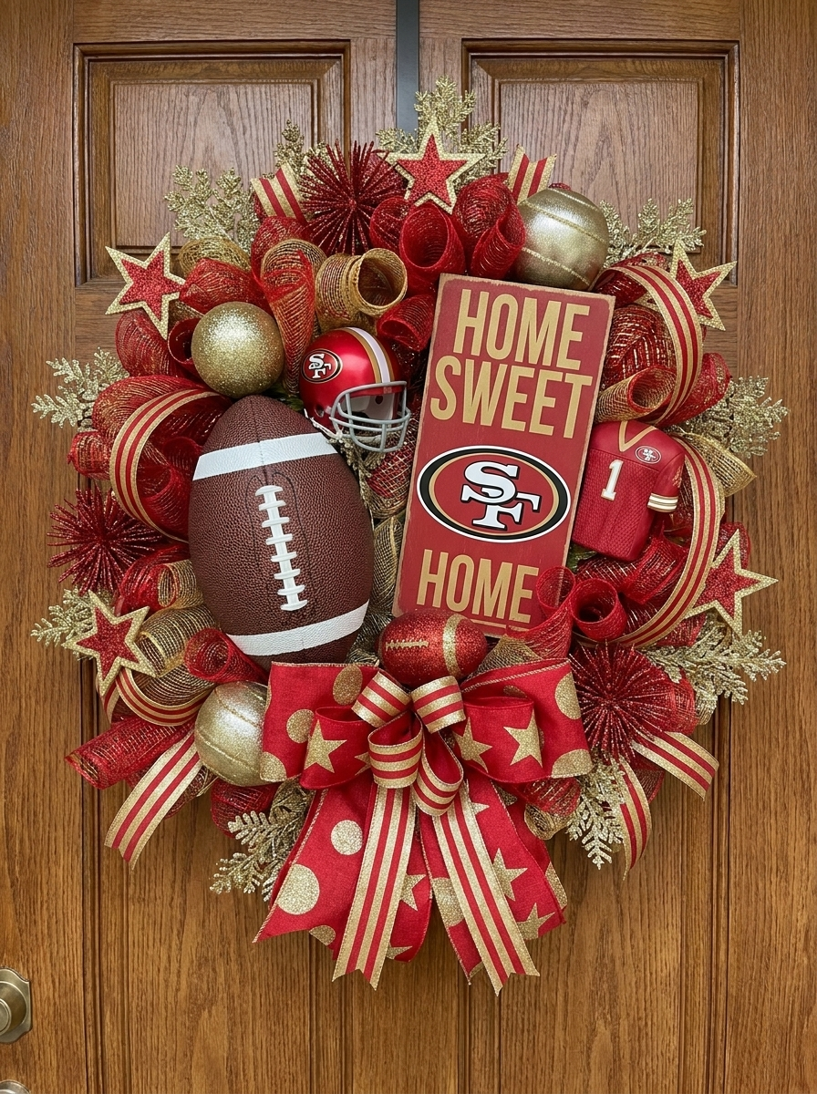 Troy's Handmade NFL Wreaths