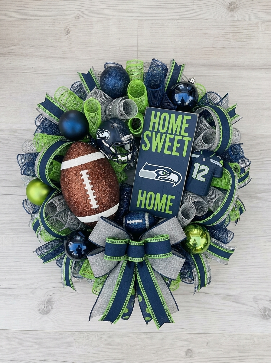 Troy's Handmade NFL Wreaths